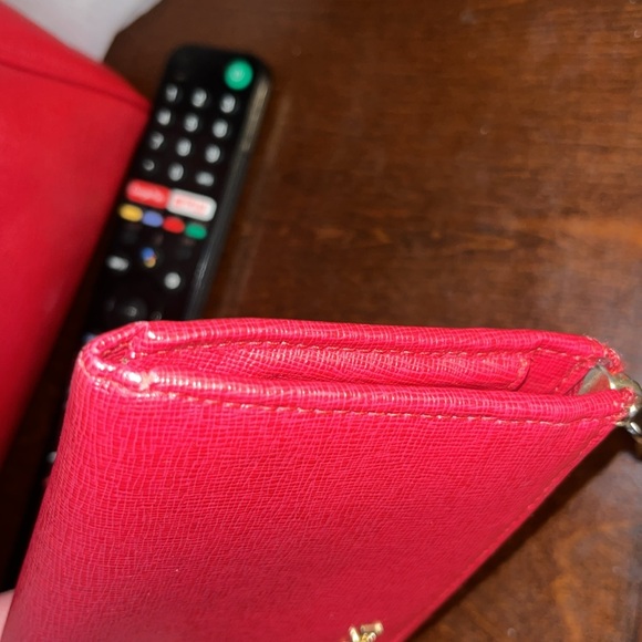 Authentic New Furla Elena Medium Leather Satchel Bag and Wallet in Ruby Red EUC - Picture 9 of 16